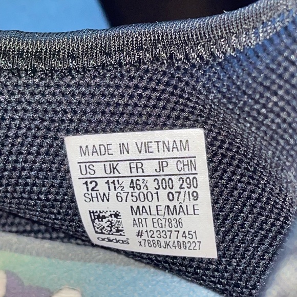 Adidas Human Race Hu Trail Black Running Shoes Size 12 - Picture 7 of 9